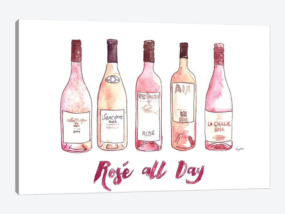Rose All Day by Kelsey McNatt 1-piece Canvas Print