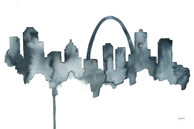 St Louis Skyline by Kelsey McNatt wall art