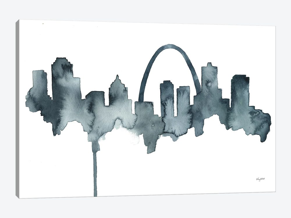 St Louis Skyline by Kelsey McNatt 1-piece Art Print