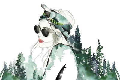 Summer Girl by Kelsey McNatt framed wall art