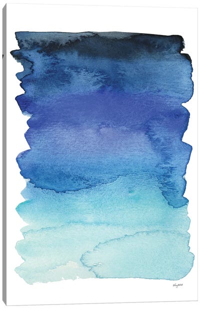 Blue Abstract IV Canvas Art Print - Kelsey McNatt