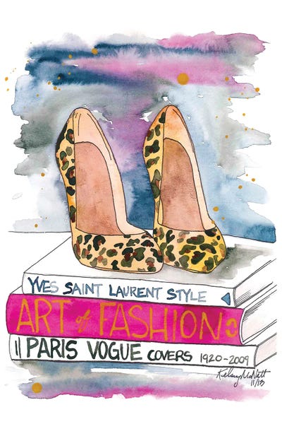 The Leopard Heel by Kelsey McNatt framed wall art