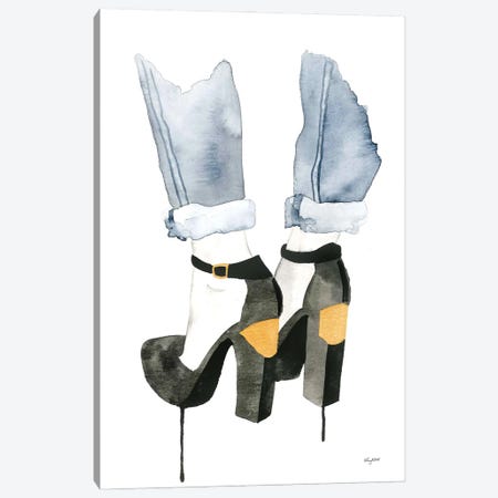 The Plated Heel Canvas Print #KMT134} by Kelsey McNatt Canvas Artwork