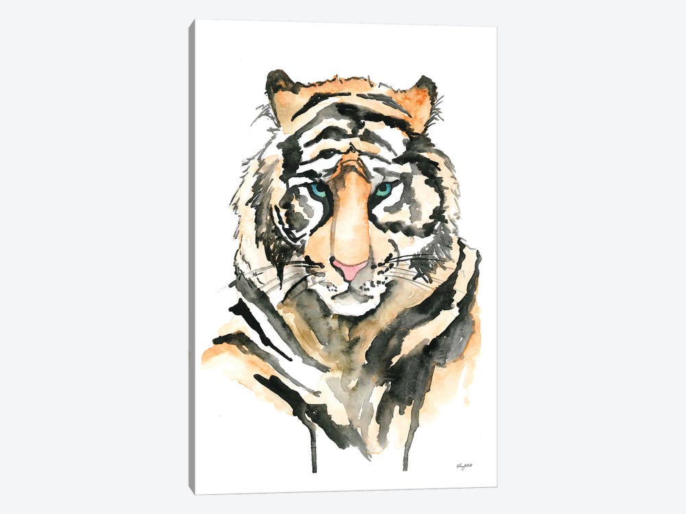 Tiger by Kelsey McNatt 1-piece Canvas Print