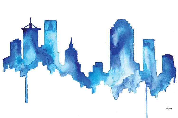 Tulsa Skyline by Kelsey McNatt wall art