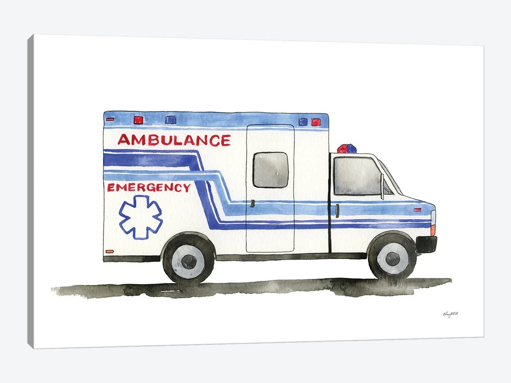 Ambulance by Kelsey McNatt 1-piece Canvas Print