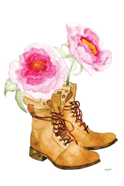Boots: Boots And Flowers by Kelsey McNatt