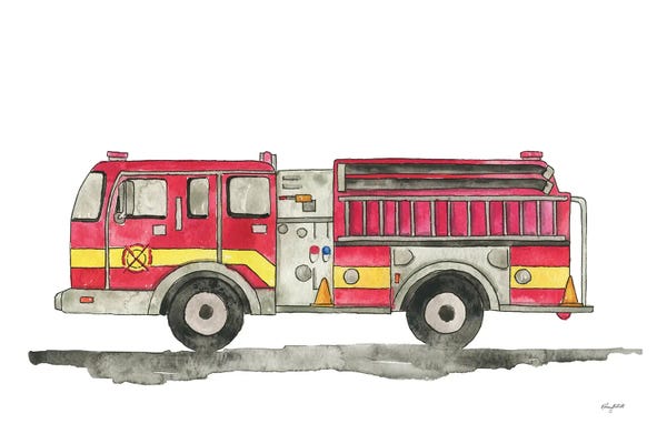 By Land: Fire Truck by Kelsey McNatt