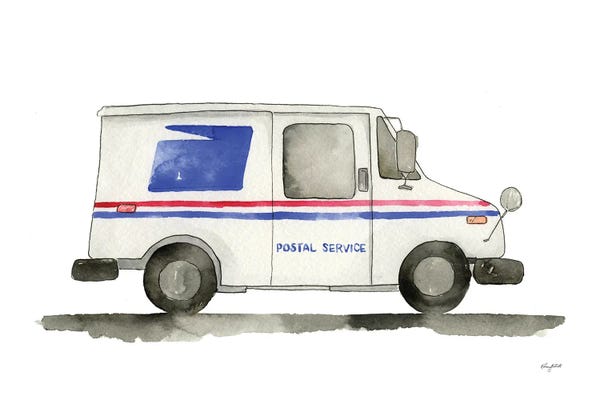Trucks: Mail Truck by Kelsey McNatt