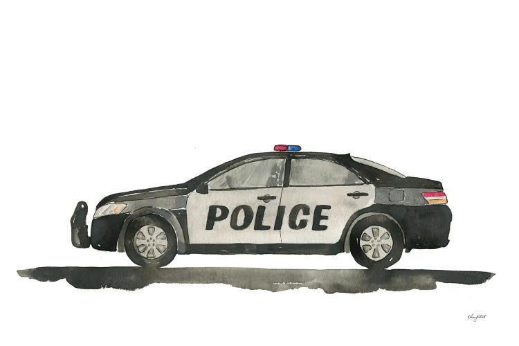 Police Car by Kelsey McNatt wall art