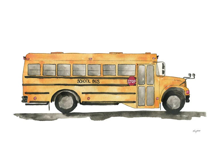School Bus by Kelsey McNatt wall art