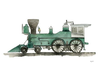 Train Locamotive by Kelsey McNatt canvas print