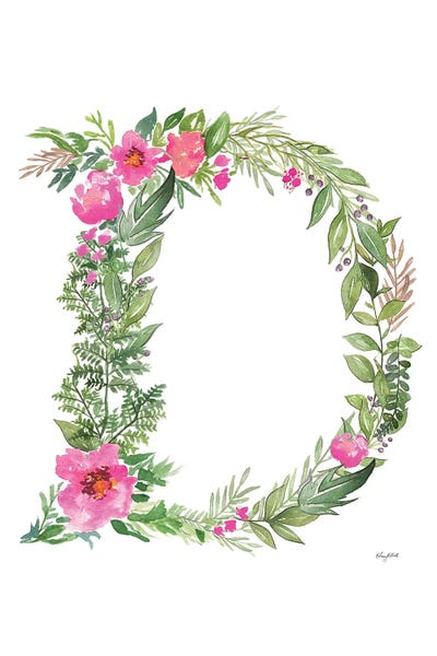 Kelsey McNatt: Botanical Letter D by Kelsey McNatt