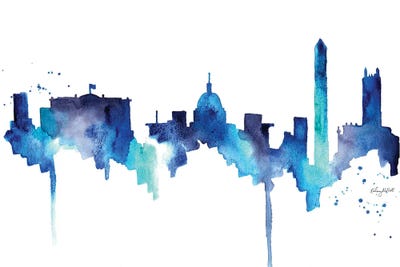 DC Skyline by Kelsey McNatt art print