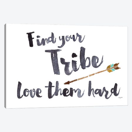 Find Your Tribe Canvas Print #KMT61} by Kelsey McNatt Art Print