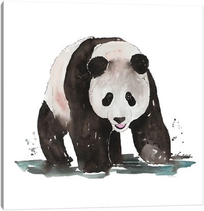 Giant Panda Canvas Art Print - Panda Art