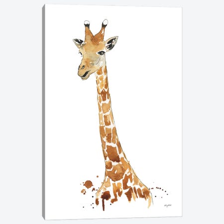 Giraffe Canvas Print #KMT69} by Kelsey McNatt Canvas Art Print