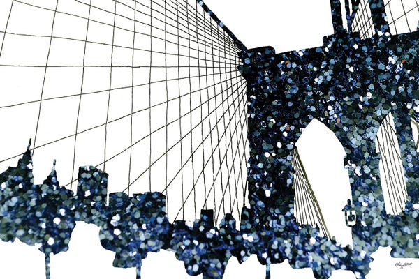 Brooklyn: Glitter Brooklyn Bridge by Kelsey McNatt