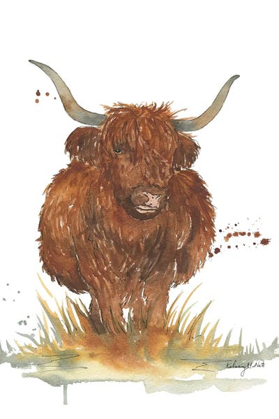 Kelsey McNatt: Highland Cow by Kelsey McNatt