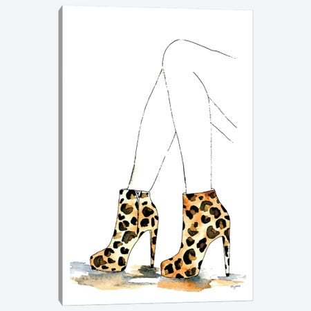 The Leopard Heel Canvas Art Print by Kelsey McNatt | iCanvas