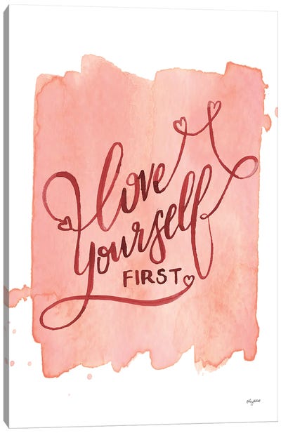 Love Yourself First Canvas Art Print - Kelsey McNatt