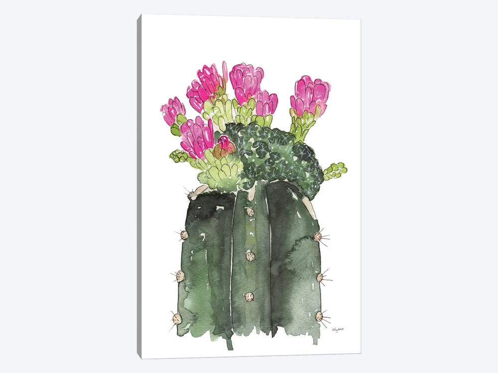 Blooming Cactus by Kelsey McNatt 1-piece Canvas Art Print