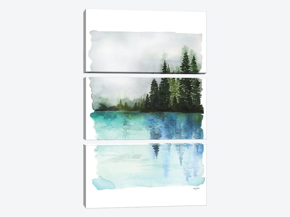 Misty Waters by Kelsey McNatt 3-piece Canvas Art Print