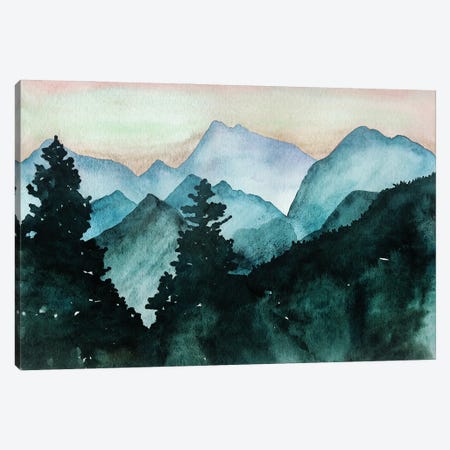 Mountain View Canvas Print #KMT96} by Kelsey McNatt Canvas Print