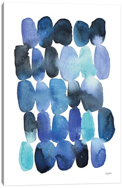 Blue Abstract I Canvas Art Print - Kelsey McNatt