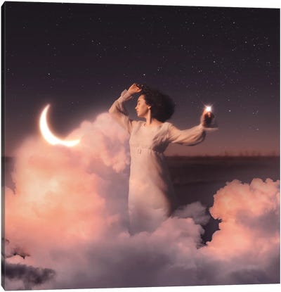 Lucid Dreaming Canvas Art Print - Head in the Clouds