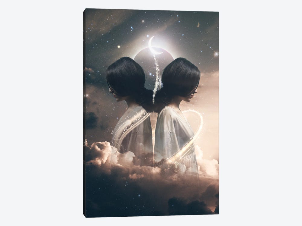New Moon In Gemini by Midnight Moon Visuals 1-piece Canvas Print