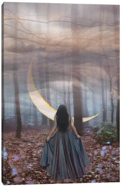 New Moon in Scorpio Canvas Art Print - Astrology Art