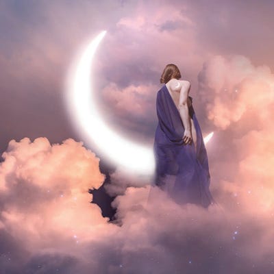 Cloud Nine by Midnight Moon Visuals canvas print