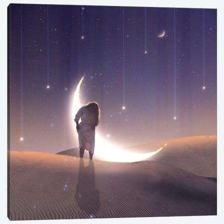 Desert Dreams Canvas Print #KMZ29} by Midnight Moon Visuals Canvas Art Print