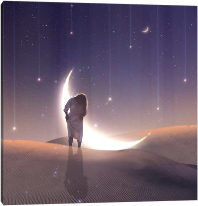 Desert Dreams Canvas Art Print - Midnight Moon Visuals