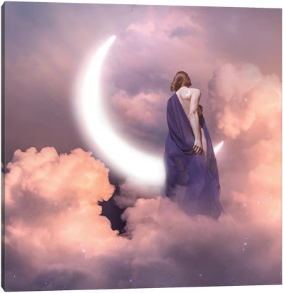 Cloud Nine Canvas Art Print - Midnight Moon Visuals