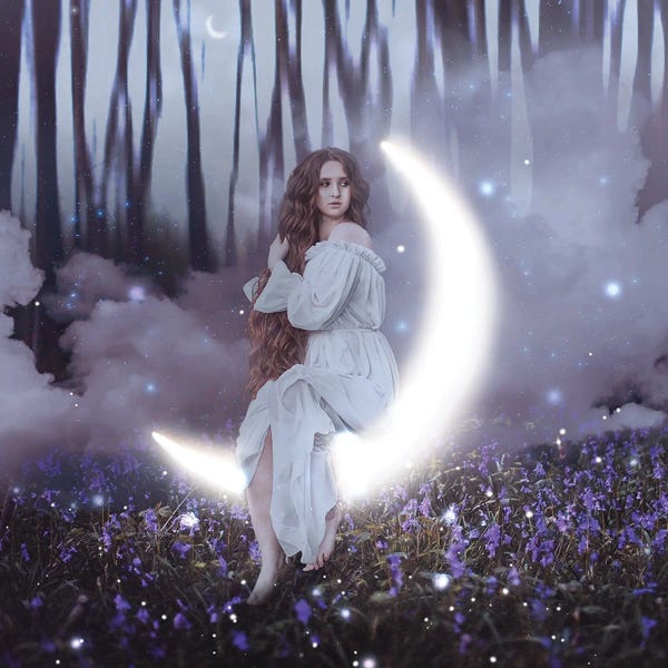 Midnight Moon Visuals: Forest Moon Goddess by Midnight Moon Visuals