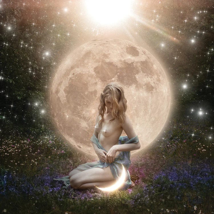 Virgo by Midnight Moon Visuals wall art