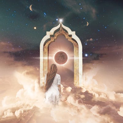 Desert Portal by Midnight Moon Visuals canvas print