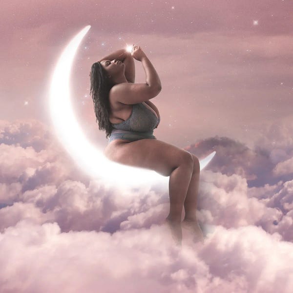 Midnight Moon Visuals: Girl In The Moon by Midnight Moon Visuals