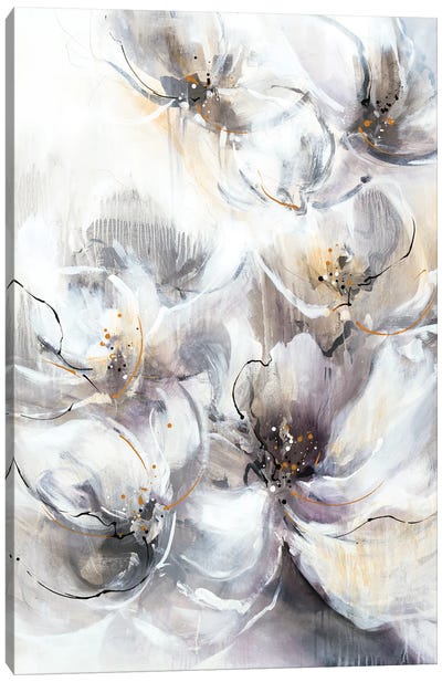 Pearlescent Blooms Canvas Art Print