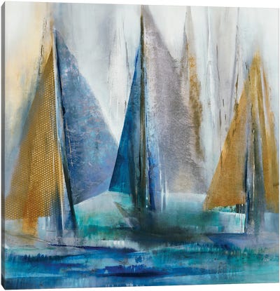 Cruising II Canvas Art Print - Sailboat Art