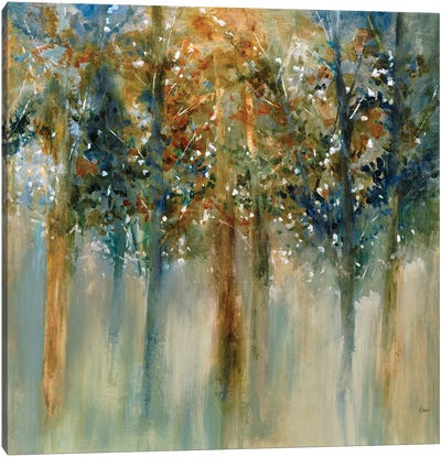 Rustic Leaves II Canvas Art Print