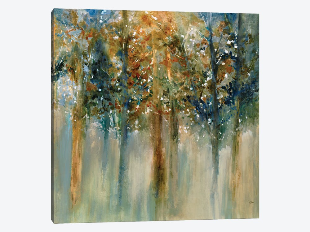 Rustic Leaves II by K. Nari 1-piece Canvas Artwork