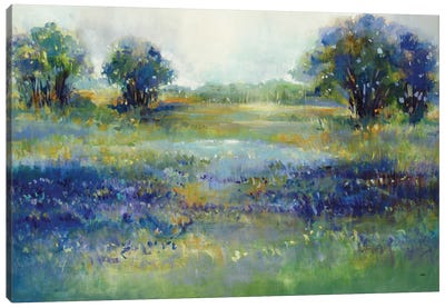 Wildflower View Canvas Art Print
