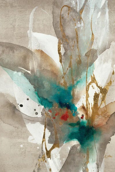 Calla II by K.Nari framed canvas print