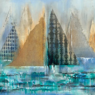 Cast Off II by K.Nari framed canvas print