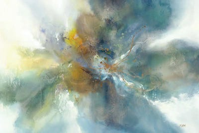 Halo Blue by K.Nari framed canvas print