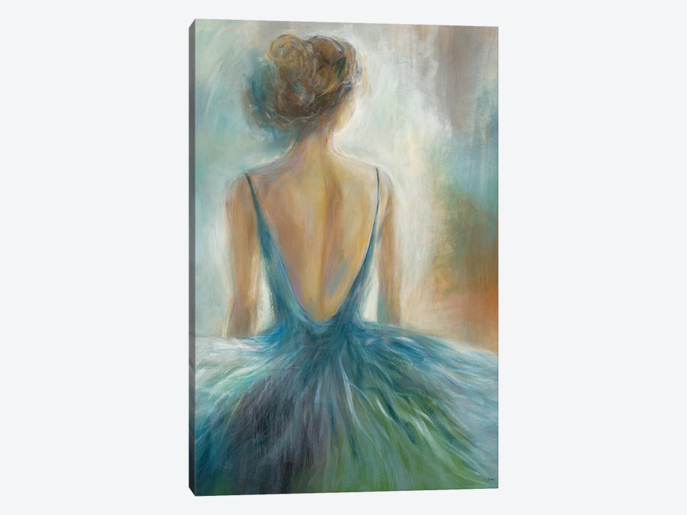 Lady in Blue by K. Nari 1-piece Canvas Art Print