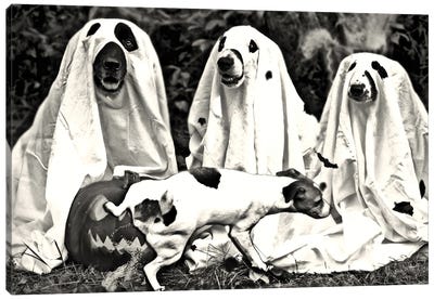 Halloween Dogs Canvas Art Print - K9nCo